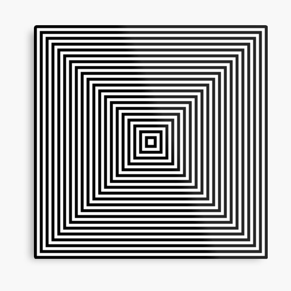 #Illusions gif, #abstract, #design, #pattern, art, illustration, twirl, hypnosis, twist, target, spiral Metal Print