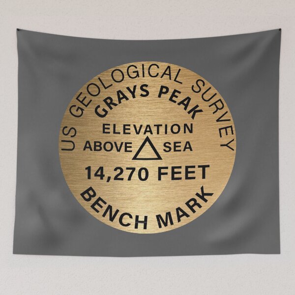 Item preview, Grays Peak 14er Colorado Summit Marker designed and sold by letourneau41.