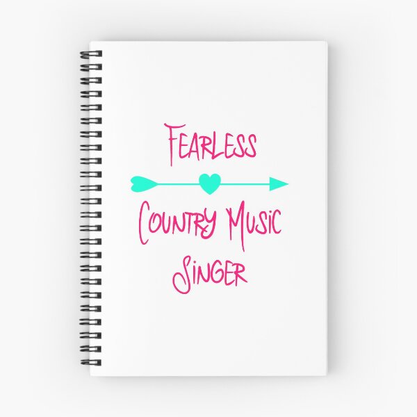 Item preview, Fearless Country Music Singer Inspirational Quote designed and sold by at85productions.