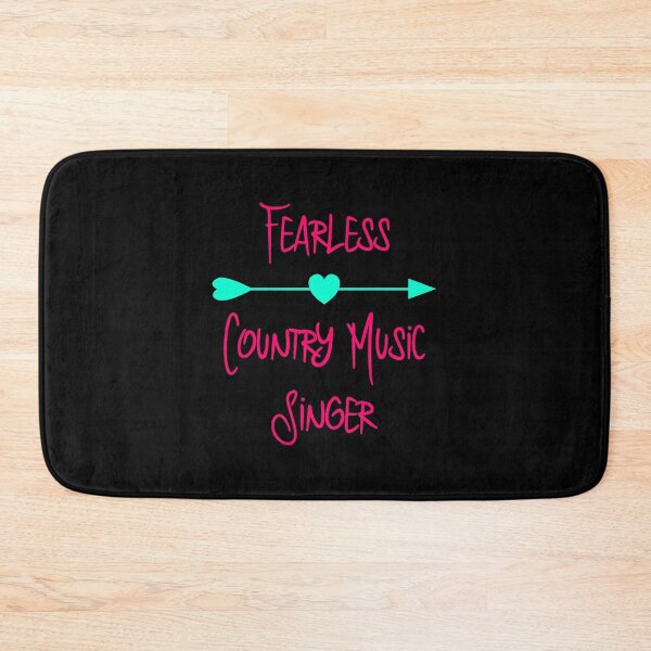 Item preview, Fearless Country Music Singer Inspirational Quote designed and sold by at85productions.