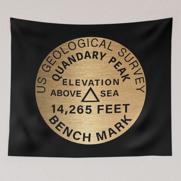 Item preview, Quandary Peak 14er Colorado Summit Marker designed and sold by letourneau41.