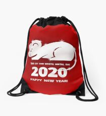 Ratte ist ein Symbol für das chinesische Neujahr 2020 Turnbeutel