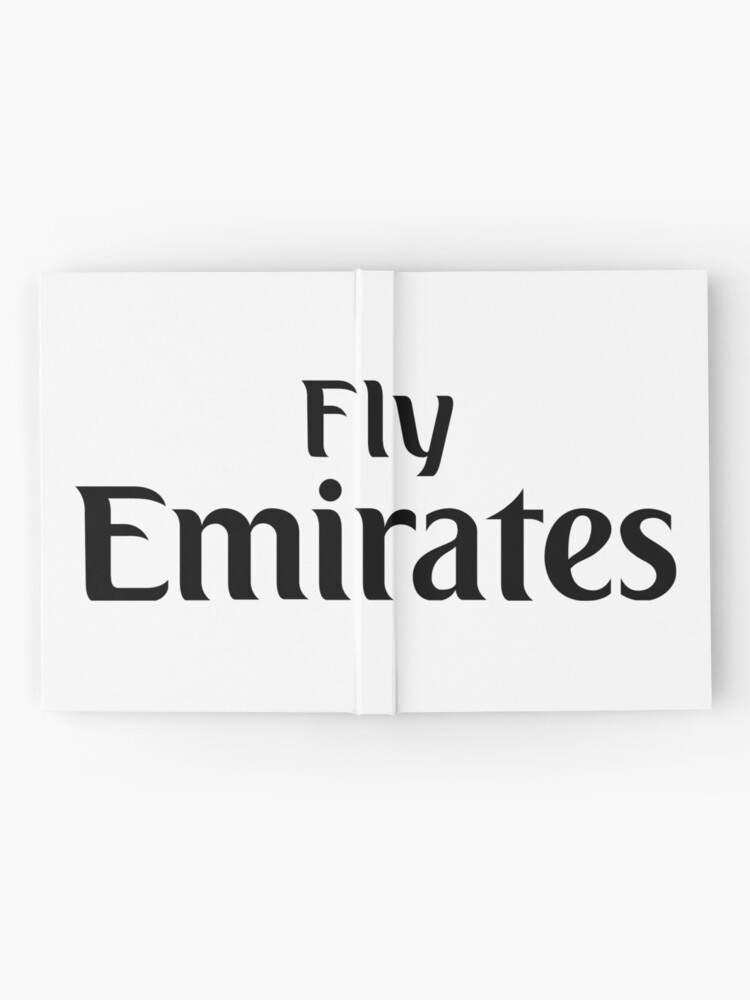 Fly Emirates Logo Hardcover Journal By Magazinecombate Redbubble