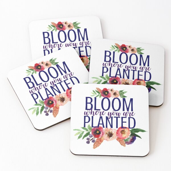 Item preview, Bloom Where You Are Planted Flowers designed and sold by annmariestowe.