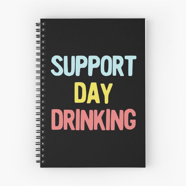 Item preview, Support Day Drinking Vintage Retro 90s Style Party Design design designed and sold by NoveltyMerch.
