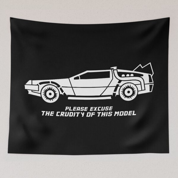 Item preview, Delorean + text designed and sold by danielasynner.