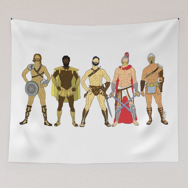 Item preview, 5 gladiadores y guerreros designed and sold by NOTSNIW ART.