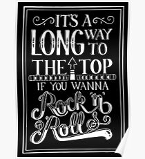 AC/DC It's a Long Way to the Top Poster