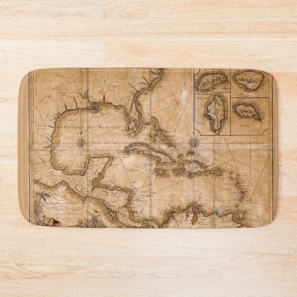 Item preview, Carte du Golphe Du Mexique (1792) designed and sold by allhistory.
