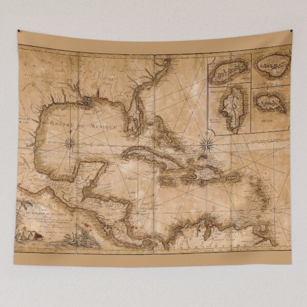 Item preview, Carte du Golphe Du Mexique (1792) designed and sold by allhistory.