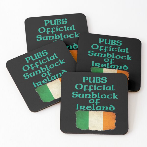 Item preview, Pubs the Official Sunblock of Ireland Funny Drinking Irish flag designed and sold by funnytshirtemp.