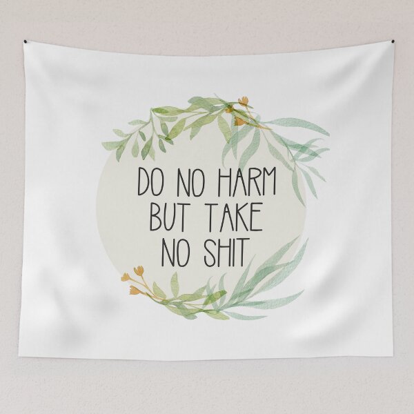 Item preview, Do No Harm Rustic Wreath designed and sold by annmariestowe.