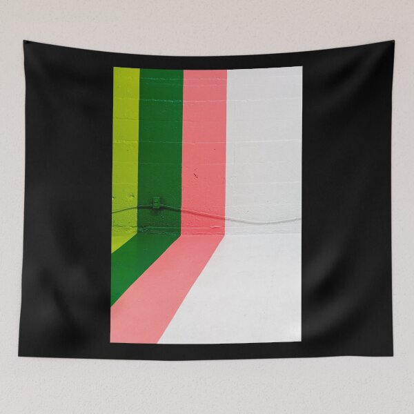 Item preview, Wall Background - yellow green pink white  designed and sold by ericsj11.