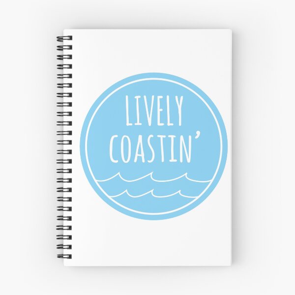Item preview, Lively Coastin' Blue Wave Sticker designed and sold by livelycoastin.