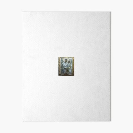 Christian Icon of St. Mary Art Board Print