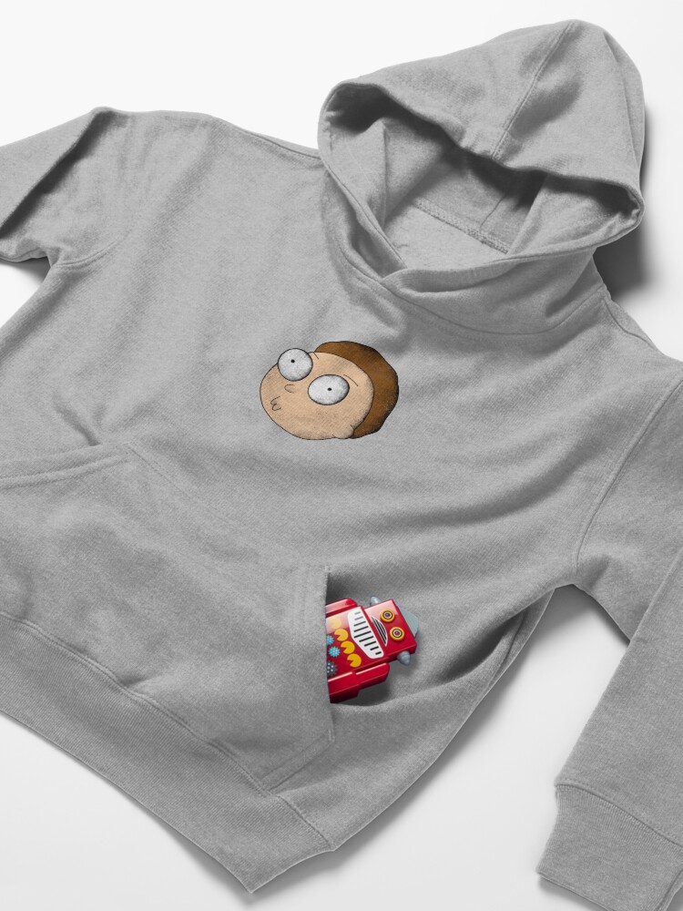 Alternate view of Rick and Morty | Gritty Morty Kids Pullover Hoodie