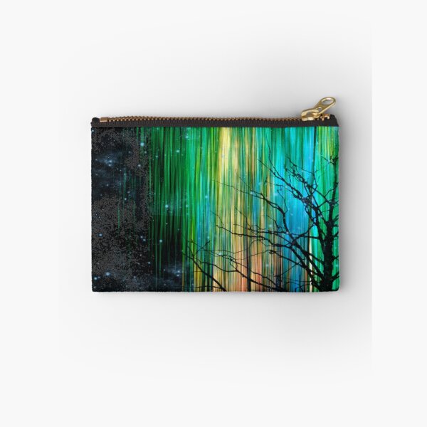 Item preview, Night Lights in Aqua, Green, and Gold designed and sold by Jessielee72.