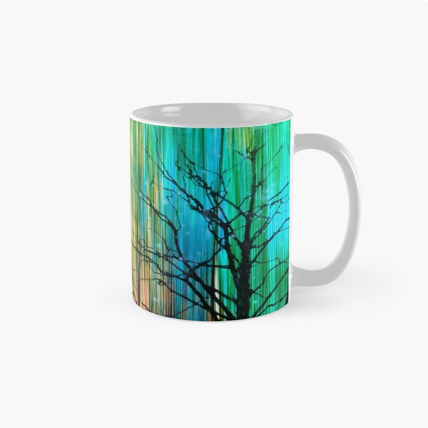 Item preview, Night Lights in Aqua, Green, and Gold designed and sold by Jessielee72.