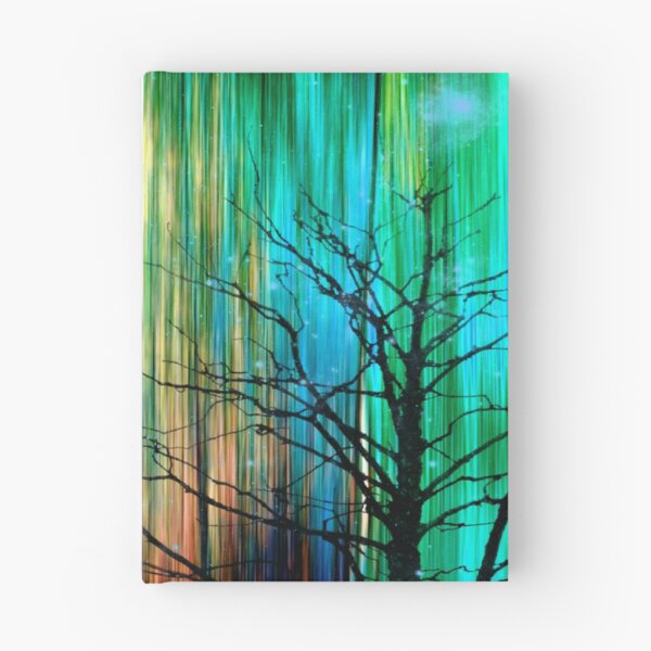 Item preview, Night Lights in Aqua, Green, and Gold designed and sold by Jessielee72.