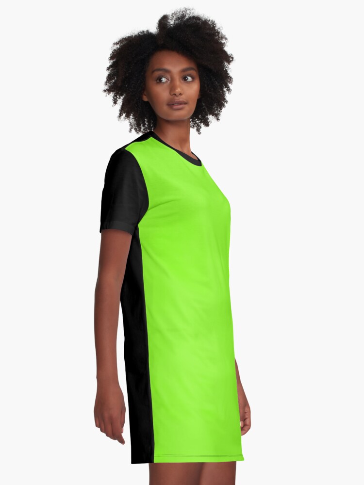 neon t shirt dress