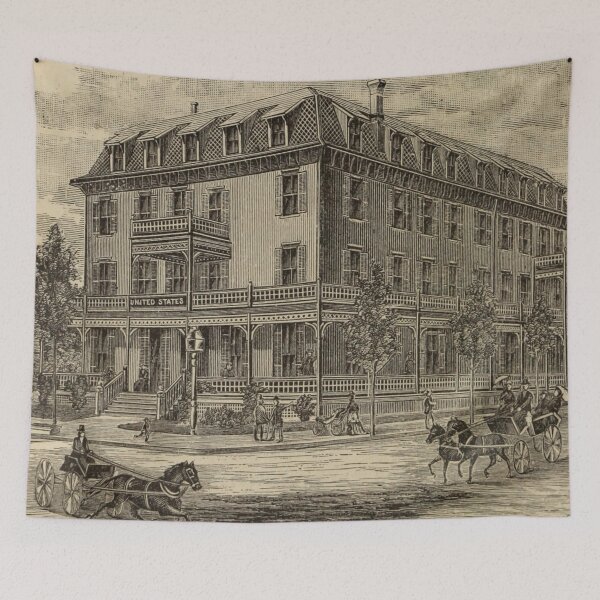 Item preview, Vintage American manor western house designed and sold by Vintage Designs +.