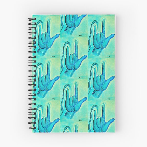 Item preview, ASL I Love You Blue designed and sold by EloiseArt.