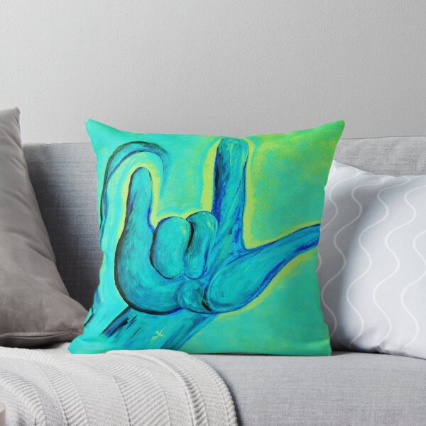 Item preview, ASL I Love You Blue designed and sold by EloiseArt.