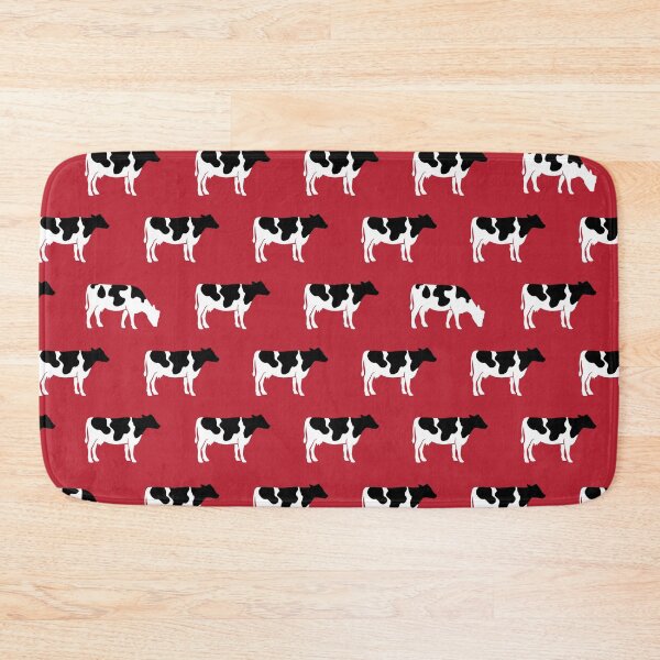 Item preview, Cows - farm - dairy cows on red designed and sold by littlearrow.