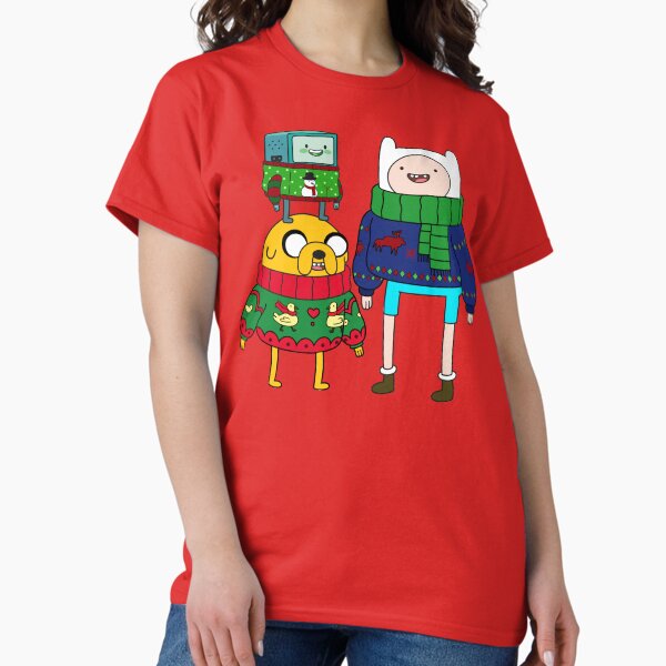 Vista previa del artículo con la obra «Finn Jake BMO», diseñado y vendido por plushism.