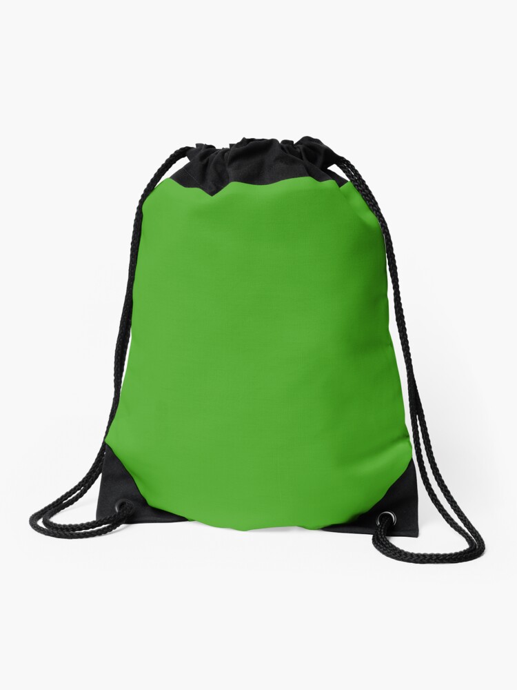 lime green drawstring bag
