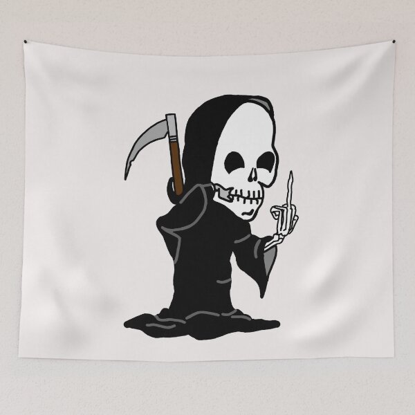 Item preview, Grim Reaper Giving the Finger designed and sold by imphavok.