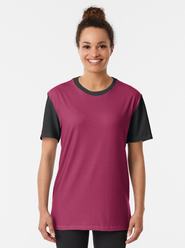 CREW NECK T-SHIRT WITH LOGO Woman Cerise