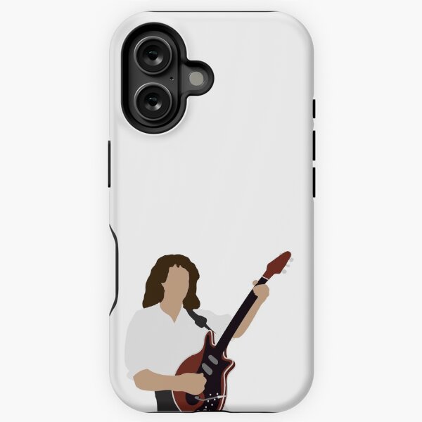Vista previa del artículo con la obra «Brian May minimalista 1», diseñado y vendido por Bleachie.