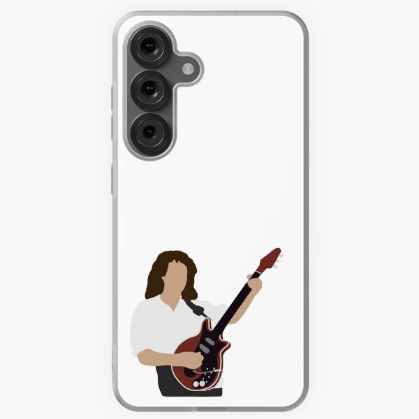 Vista previa del artículo con la obra «Brian May minimalista 1», diseñado y vendido por Bleachie.