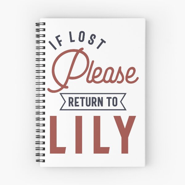 Item preview, If Lost Please Return to Lily designed and sold by cidolopez.