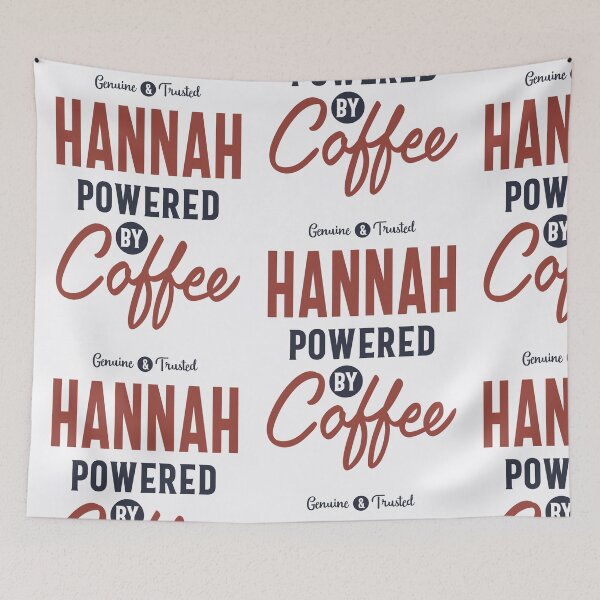Item preview, Hannah Powered by Coffee designed and sold by cidolopez.