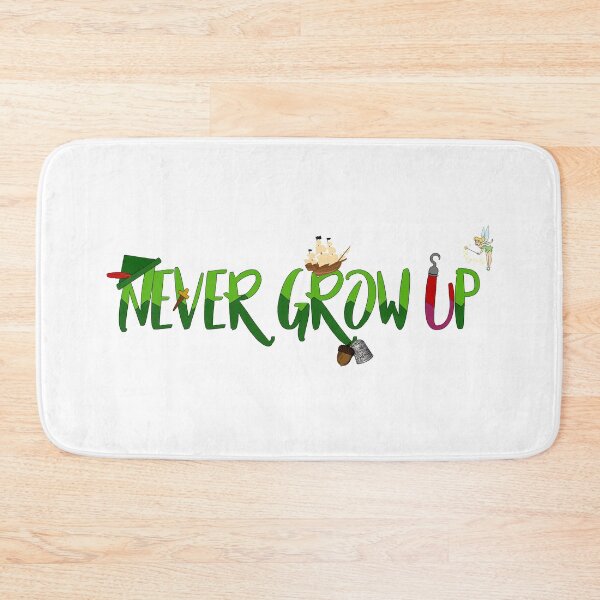 Item preview, NEVER GROW UP designed and sold by thimbletinker.
