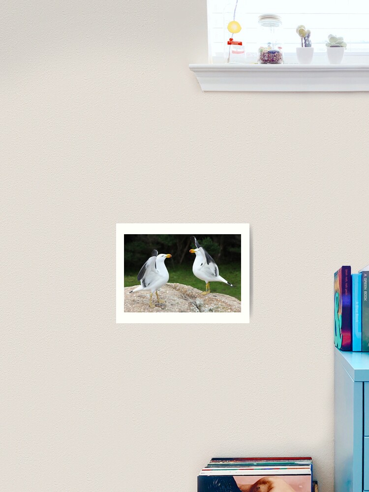 Thumbnail 1 of 3, Art Print, Flapping their wings designed and sold by shep34.