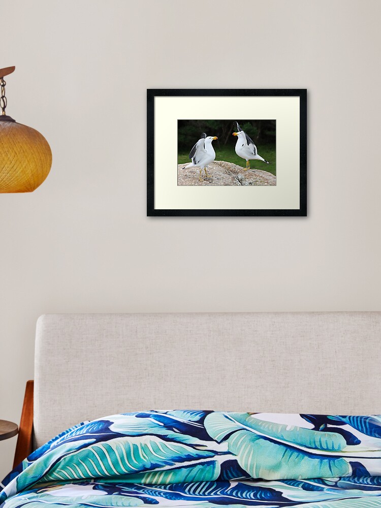Thumbnail 1 of 7, Framed Art Print, Flapping their wings designed and sold by shep34.