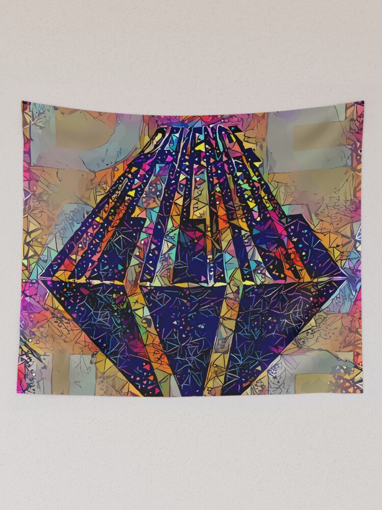 Abstract Revenge of the Dreamers III Tapestry