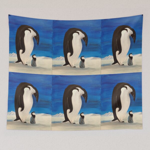 Item preview, Acrylic animal painting, Mother's related items, North pole animal, Canadian wildlife, The Penguins designed and sold by painttime.
