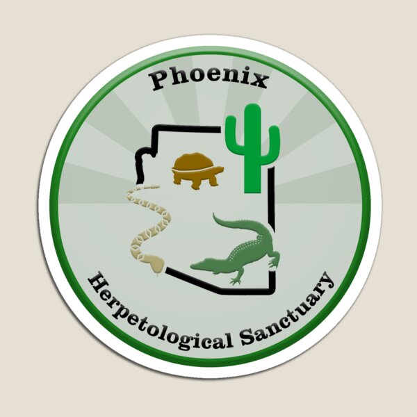 Phoenix Herpetological Sanctuary Logo Magnet