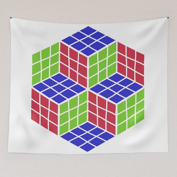 Item preview, Cubos de puzzle blanco designed and sold by weavernap.