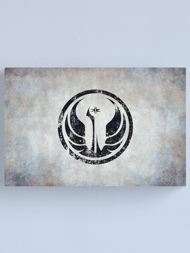 Alternate view of Old Republic Logo · Distressed Canvas Print