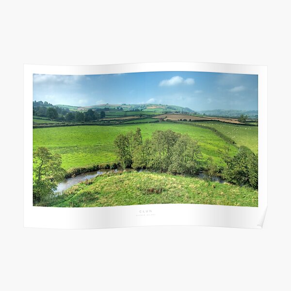 Clun, Shropshire Poster