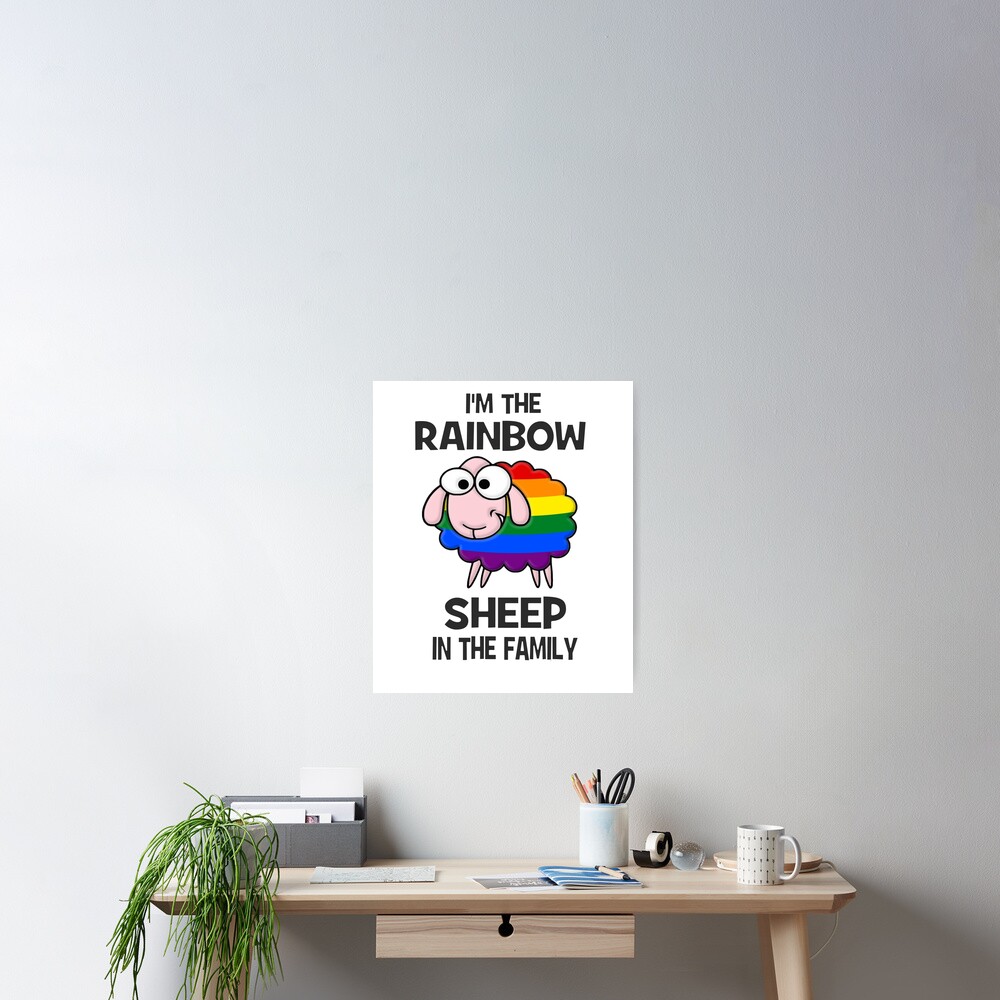 Multicolor 16x16 LGBTQ Gay Rainbow Pride Apparel & Gifts I'm The Rainbow Sheep of The Family LGBTQ Flag Pride Month Throw Pillow Multicolor 16x16 LGBTQ Gay Rainbow Pride Apparel & Gifts I'm The Rainbow Sheep of The Family LGBTQ Flag Pride Month Throw Pillow