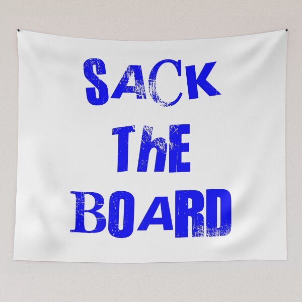Item preview, Sack The Board - Blue Print designed and sold by beaglefruit.