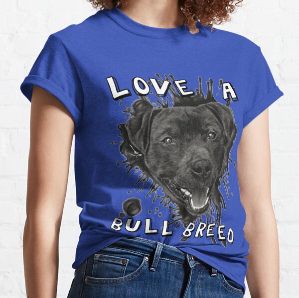 Item preview, Love a bull breeed - Snoop (white) designed and sold by CladdaghRescue.