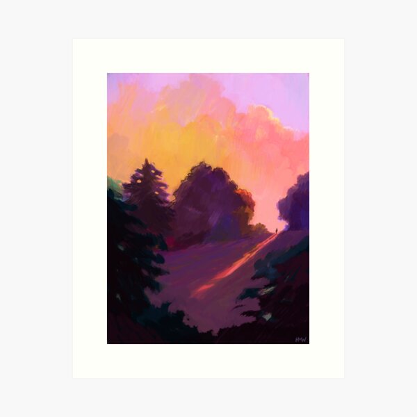 Walking to Bobby's House 02 Art Print