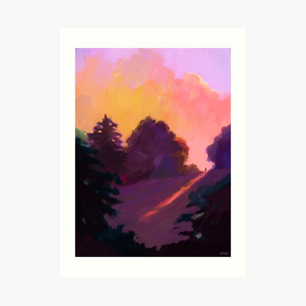 Walking to Bobby's House 02 Art Print